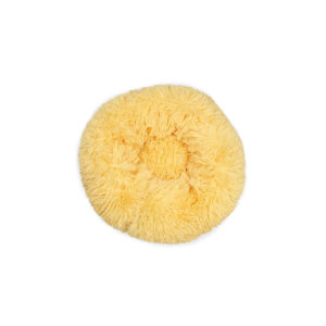 yellow cat donut dog bed
