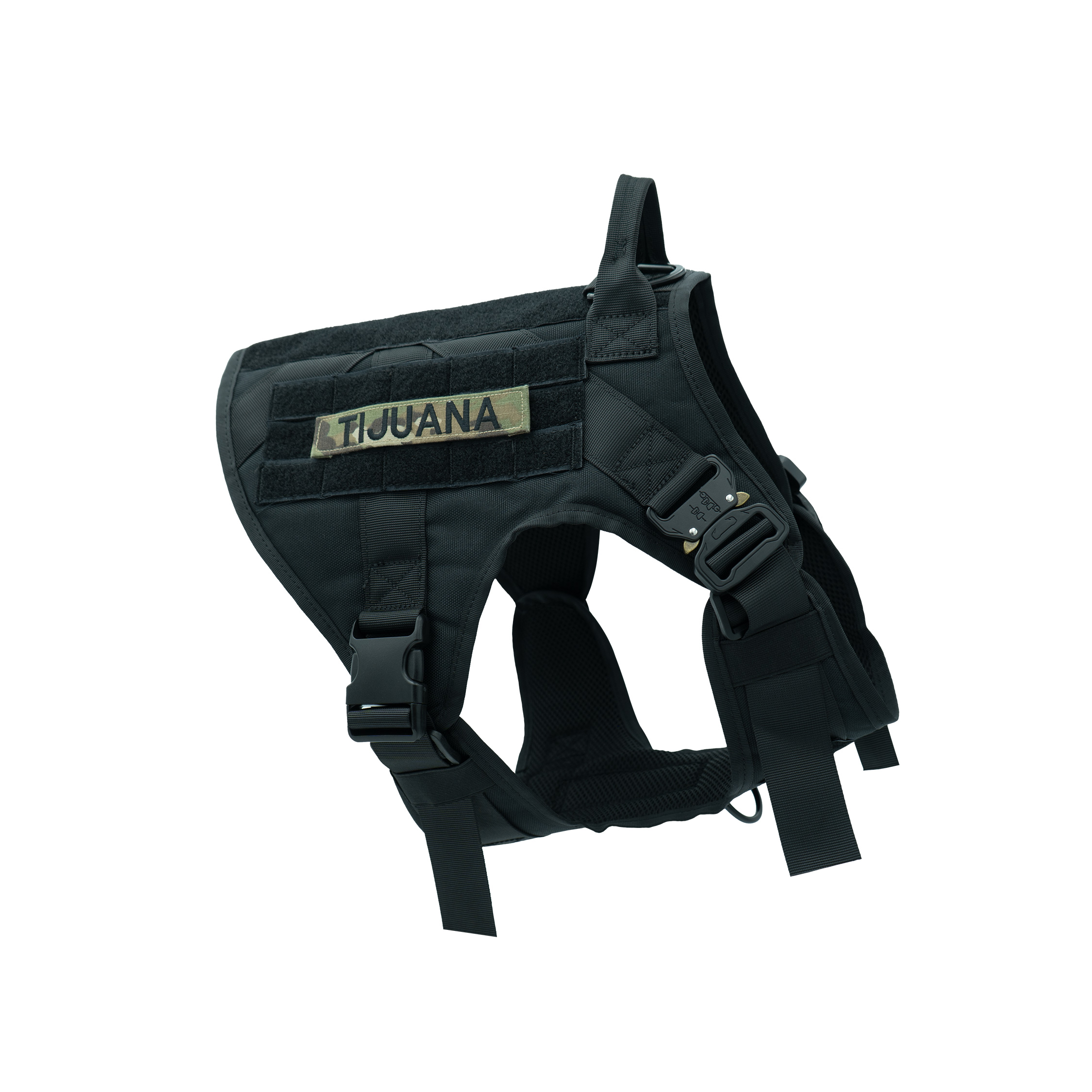 Green - K9 Tactical Dog Harness Custom Name Patch
