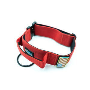 Red - Tactical Collar 2.0 - 2in Dog Collar with Handle - Add Personalized Embroidery Name Number