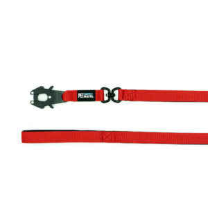 Red tactical dog Leash