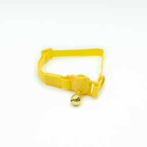 Yellow cat collar
